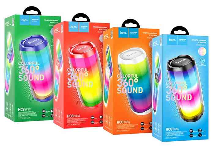 HOCO HC8 Pulsating colorful luminous wireless speaker